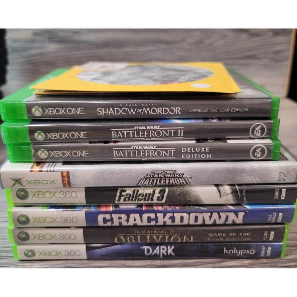 Xbox 360 Xbox One Xbox lot of 10 games all work mixed lot Video games